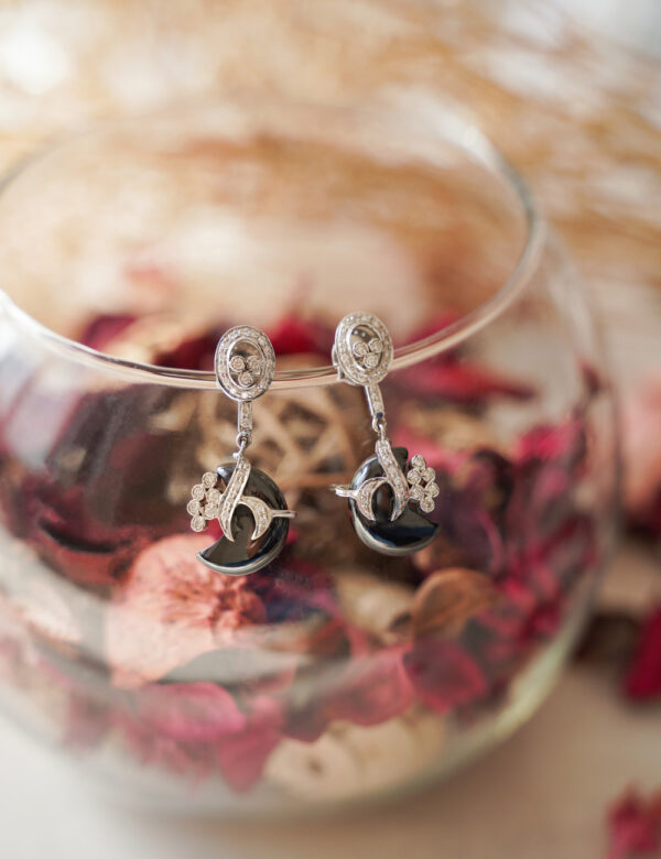 Black Moon Radiance Earring