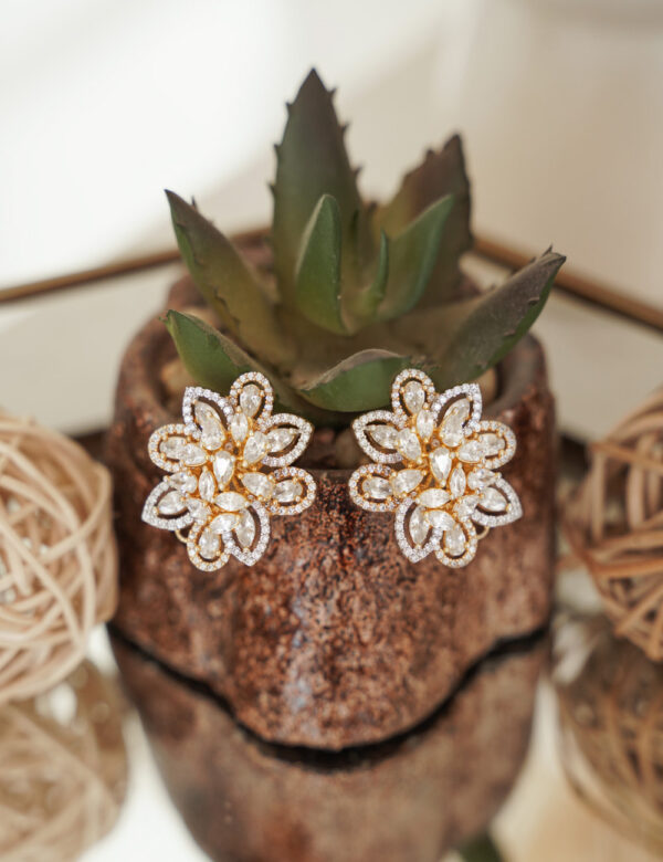 Golden Bloom Earring