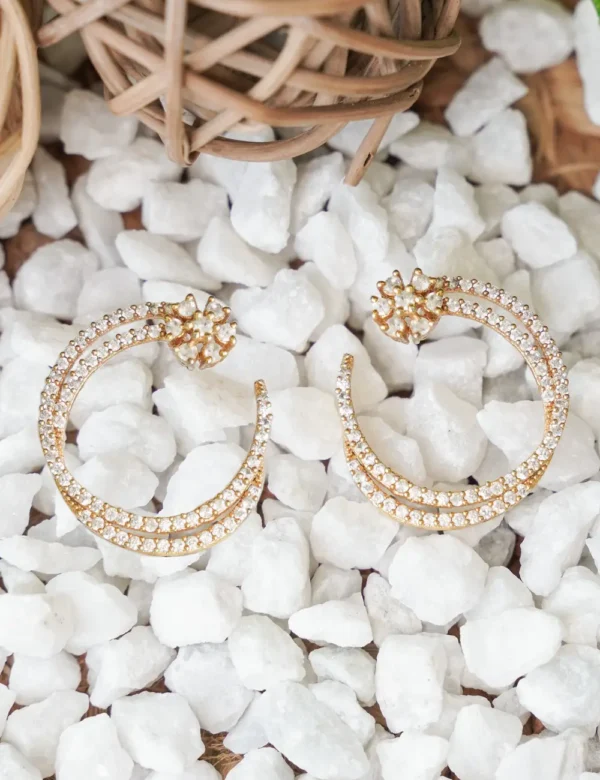 Nature’s Crescent Harmony Earring