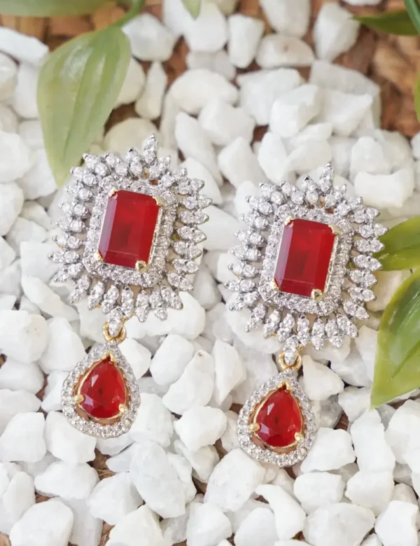 Ruby Whisper Earring