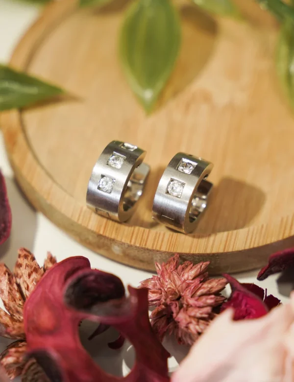 Radiant Silhouette Hoop Earring