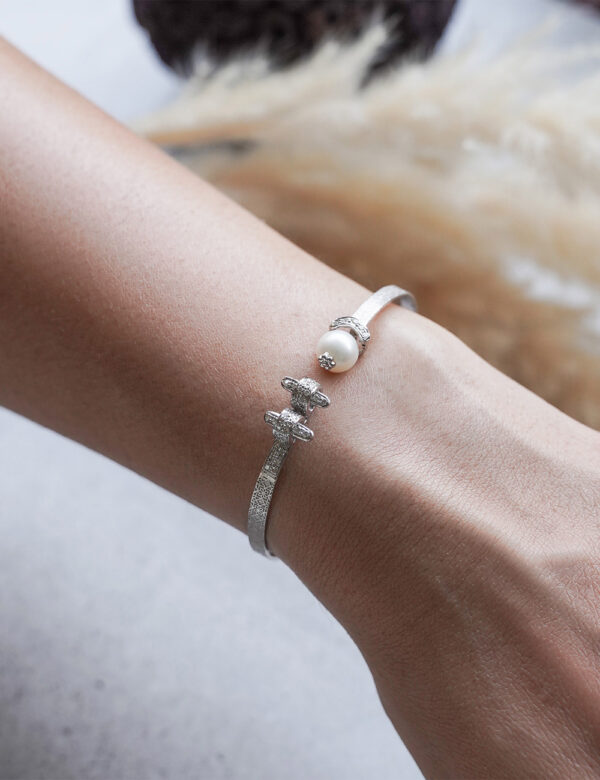 Pearl & Diamond Harmony Bangle