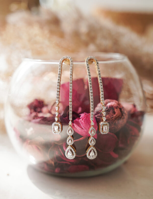 Luminous Twin Trails Earring