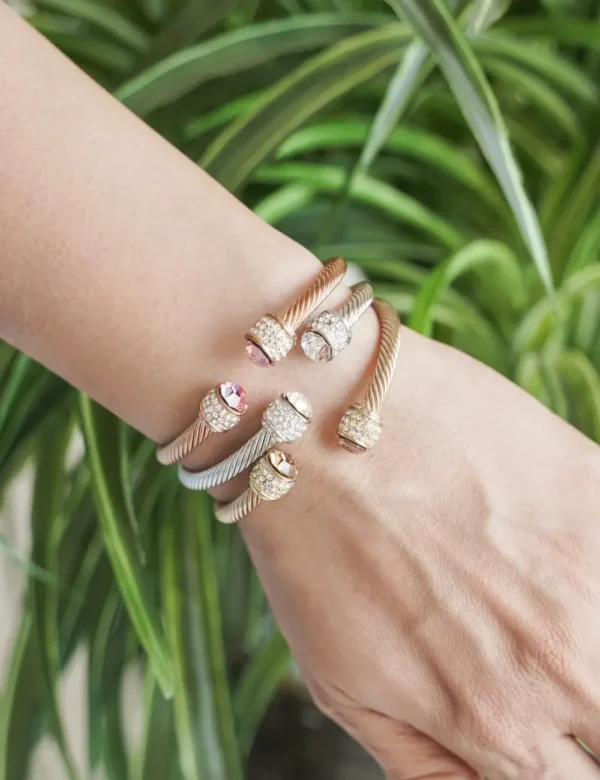 TrioLuxe Spiral Cuff Bracelet