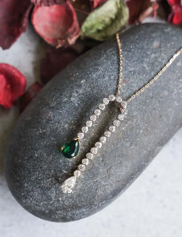 Emerald Veil Pendant