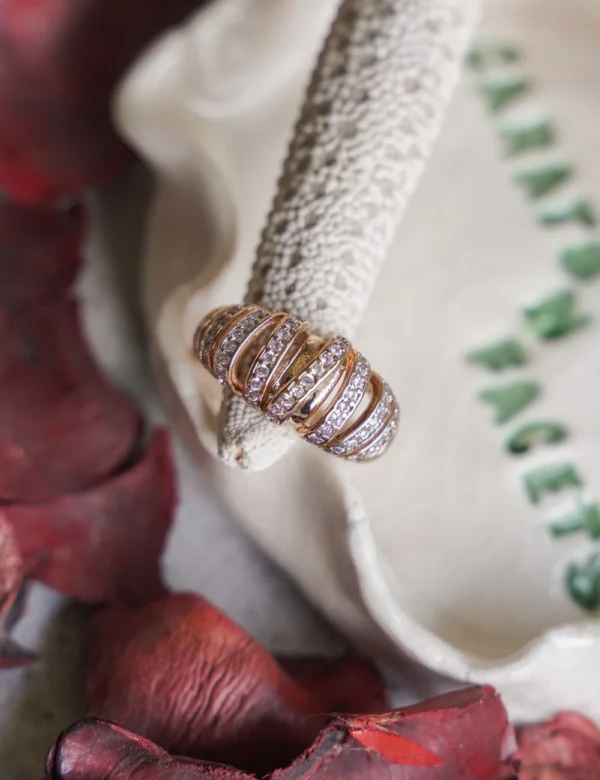 Twin Tier Sculpt Ring